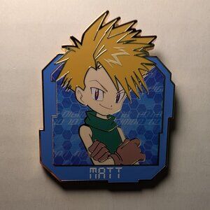 Digimon Mystery Series Matt Enamel Pin Official Collectible Metal Lapel Badge
